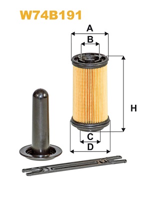 Filtru aditiv W74B191 WIX FILTERS