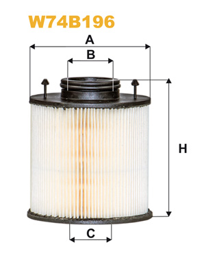 Filtru aditiv W74B196 WIX FILTERS