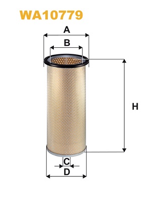 Filtru aer secundar WA10779 WIX FILTERS
