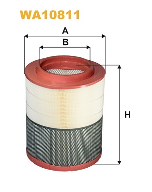 Filtru aer WA10811 WIX FILTERS