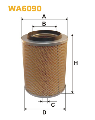 Filtru aer WA6090 WIX FILTERS