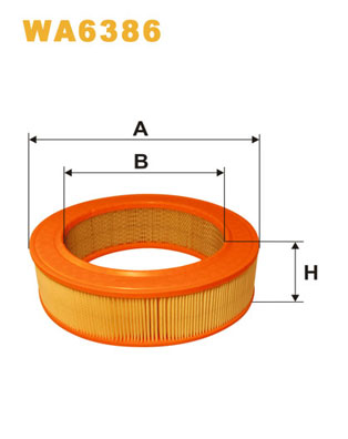 Filtru aer WA6386 WIX FILTERS