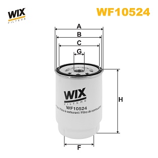 Filtru combustibil WF10524 WIX FILTERS