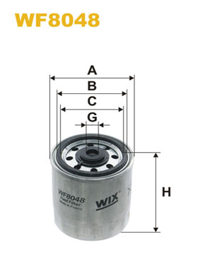 Filtru combustibil WF8048 WIX FILTERS