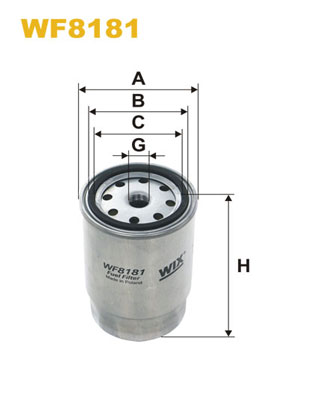 Filtru combustibil WF8181 WIX FILTERS