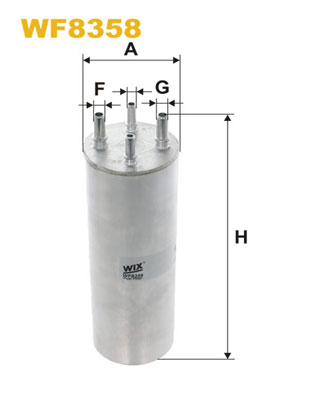 Filtru combustibil WF8358 WIX FILTERS