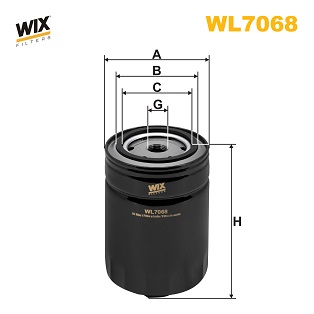 Filtru ulei WL7068 WIX FILTERS
