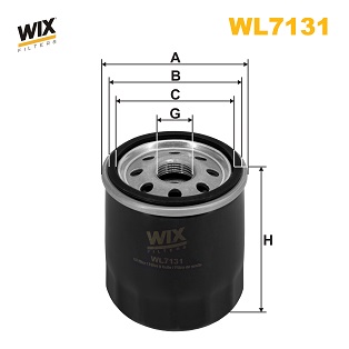 Filtru ulei WL7131 WIX FILTERS