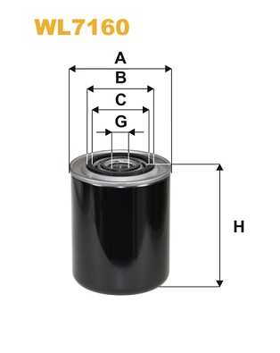 Filtru ulei WL7160 WIX FILTERS