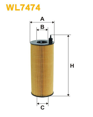 Filtru ulei WL7474 WIX FILTERS