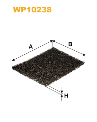 Filtru, aer habitaclu WP10238 WIX FILTERS