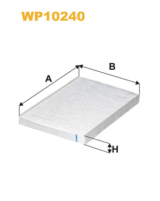Filtru, aer habitaclu WP10240 WIX FILTERS