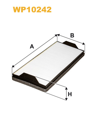 Filtru, aer habitaclu WP10242 WIX FILTERS