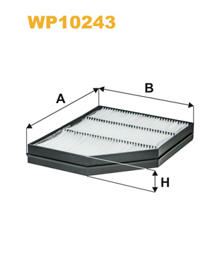 Filtru, aer habitaclu WP10243 WIX FILTERS
