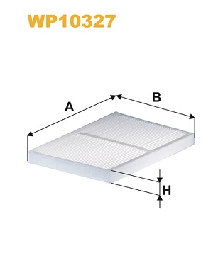 Filtru, aer habitaclu WP10327 WIX FILTERS