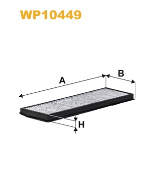 Filtru, aer habitaclu WP10449 WIX FILTERS