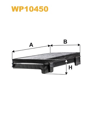 Filtru, aer habitaclu WP10450 WIX FILTERS