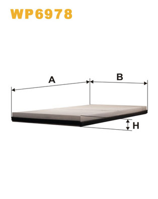 Filtru, aer habitaclu WP6978 WIX FILTERS