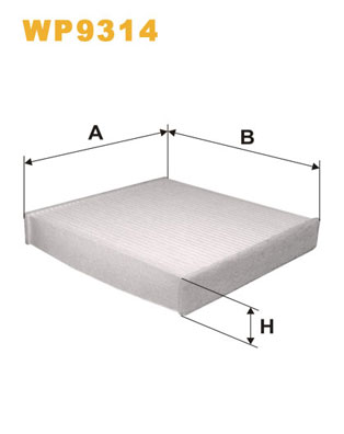 Filtru, aer habitaclu WP9314 WIX FILTERS