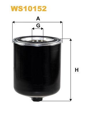 Element filtrant uscator aer, compresor WS10152 WIX FILTERS