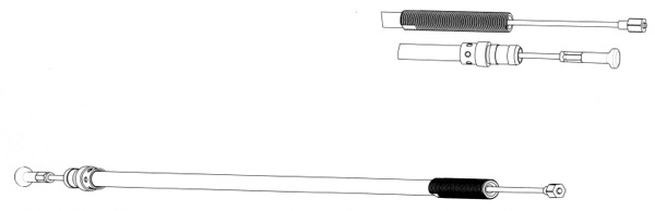 Cablu ambreiaj CT01102 CEF