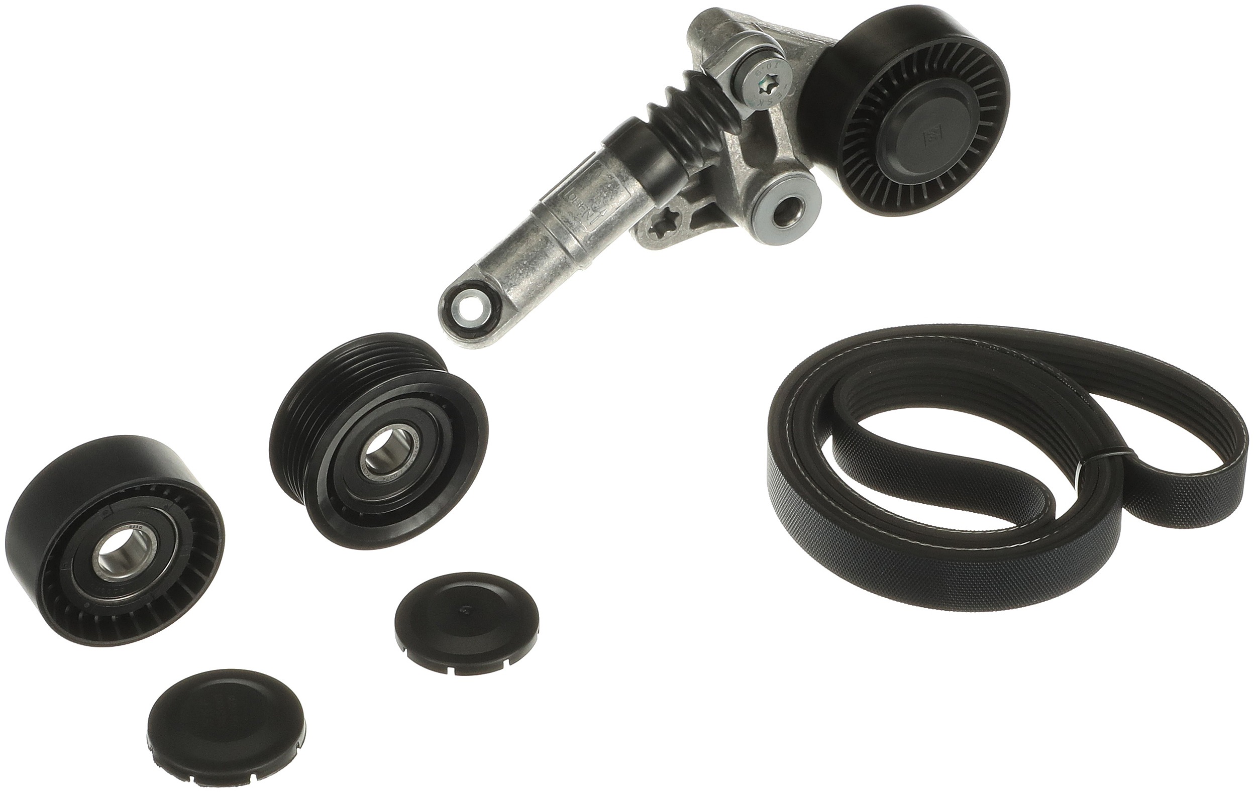 Set curea transmisie cu caneluri K016PK2460 GATES