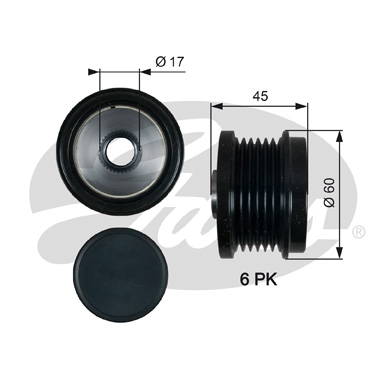 Sistem roata libera, generator OAP7155 GATES