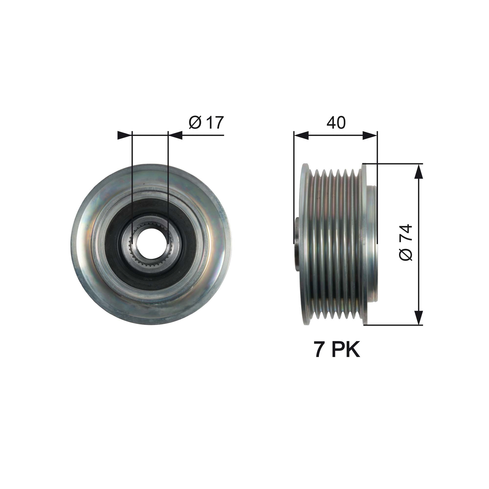 Sistem roata libera, generator OAP7159 GATES