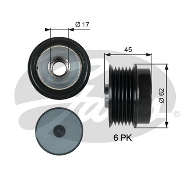 Sistem roata libera, generator OAP7180 GATES