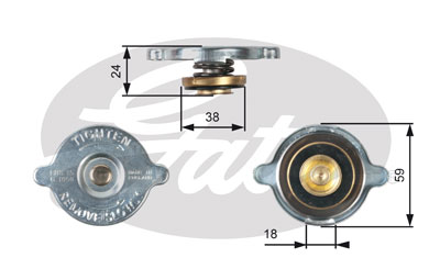 Buson,radiator RC113 GATES