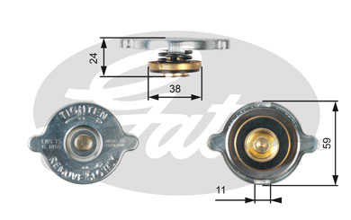 Buson,radiator RC116 GATES