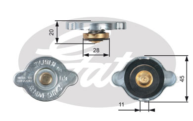 Buson,radiator RC124 GATES