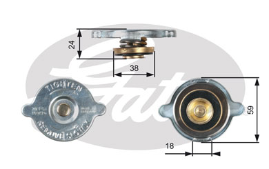 Buson,radiator RC125 GATES