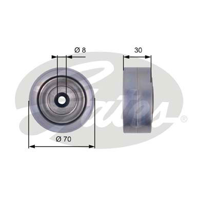 Rola ghidare/conducere, curea transmisie T36386 GATES