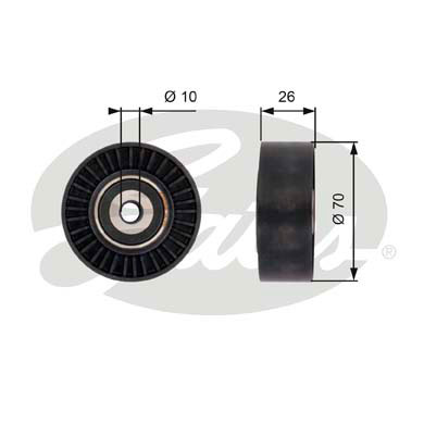 Rola ghidare/conducere, curea transmisie T36393 GATES