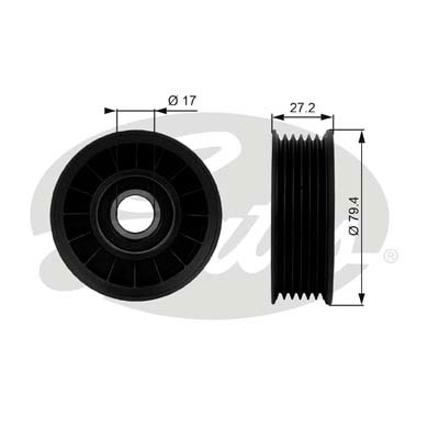 Rola ghidare/conducere, curea transmisie T38009 GATES