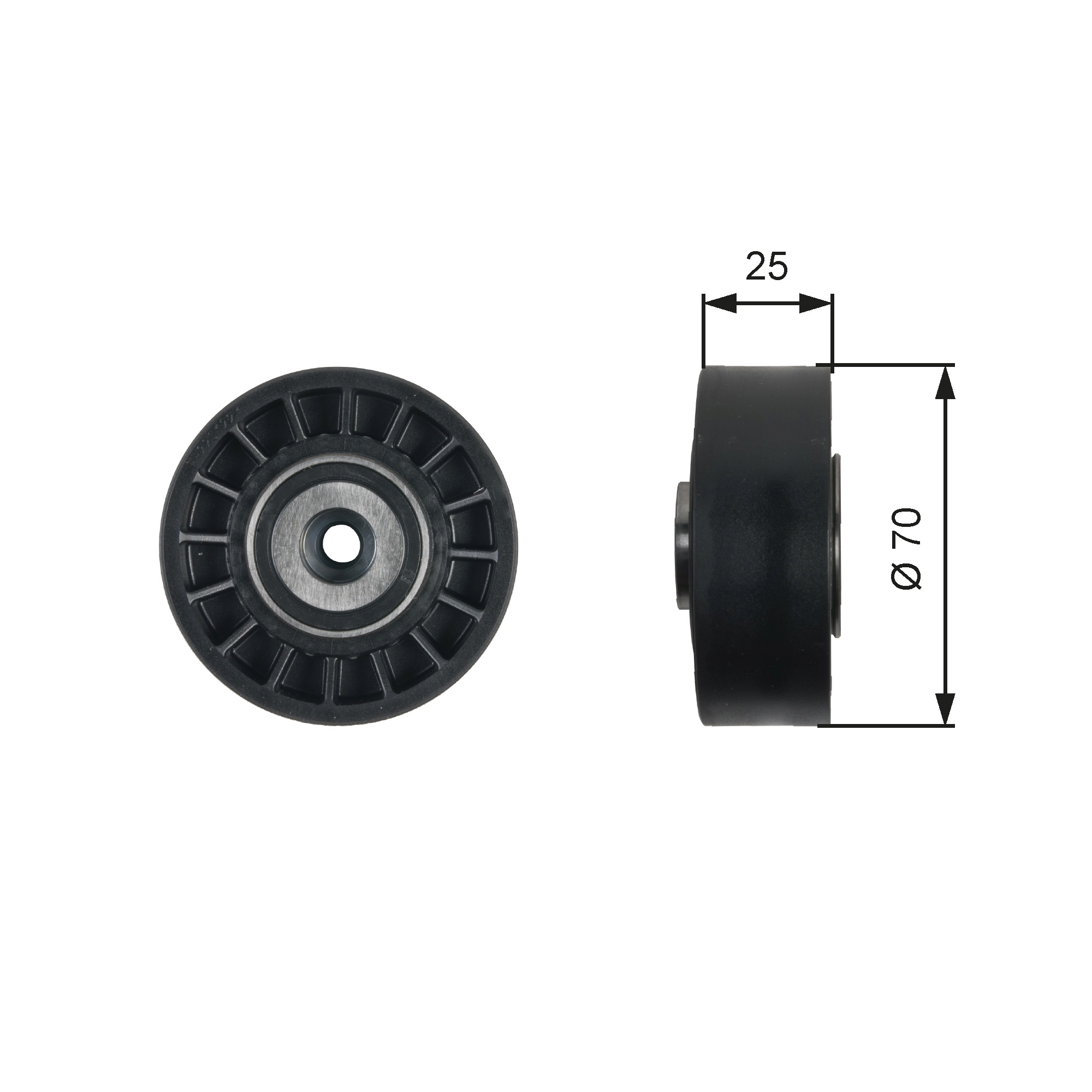 Rola ghidare/conducere, curea transmisie T38095 GATES