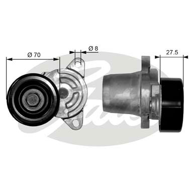 Intinzator curea, curea distributie T38454 GATES