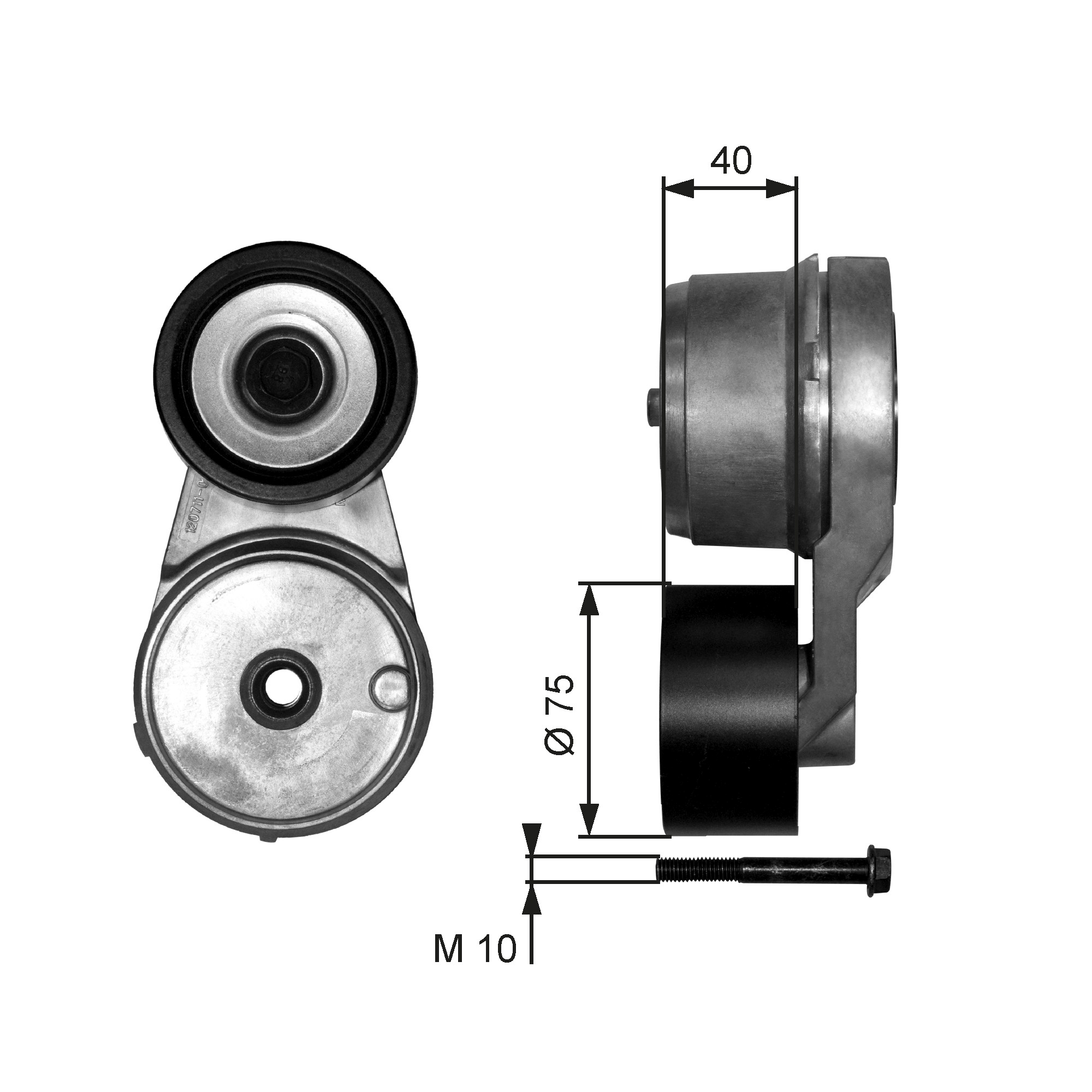 Intinzator curea, curea distributie T38541 GATES