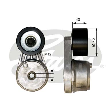 Intinzator curea, curea distributie T38643 GATES