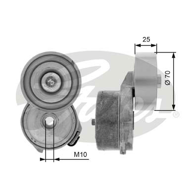 Intinzator curea, curea distributie T38656 GATES