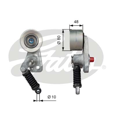 Intinzator curea, curea distributie T38705 GATES