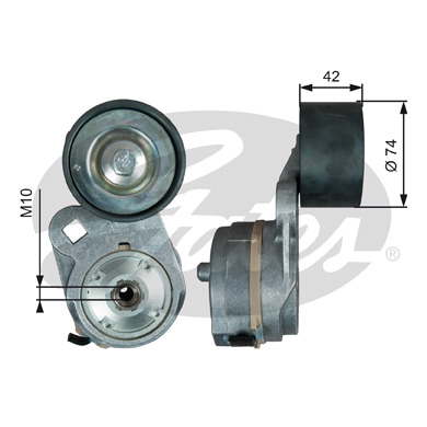 Intinzator curea, curea distributie T38718 GATES