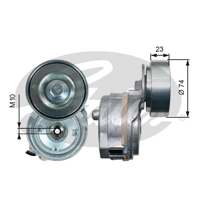 Intinzator curea, curea distributie T38719 GATES