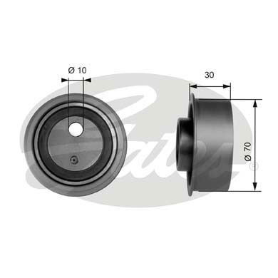 Rola intinzator,curea distributie T41041 GATES