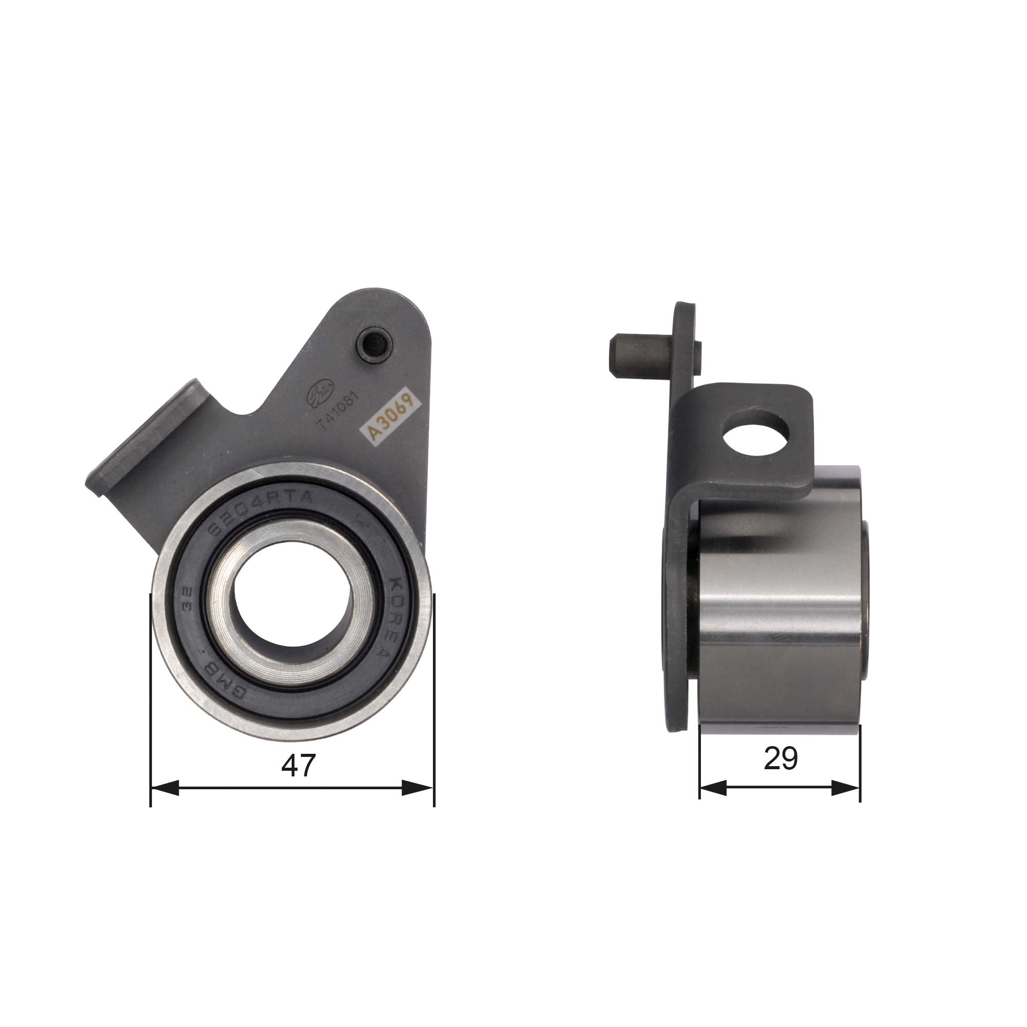 rola intinzator,curea distributie T41081 GATES