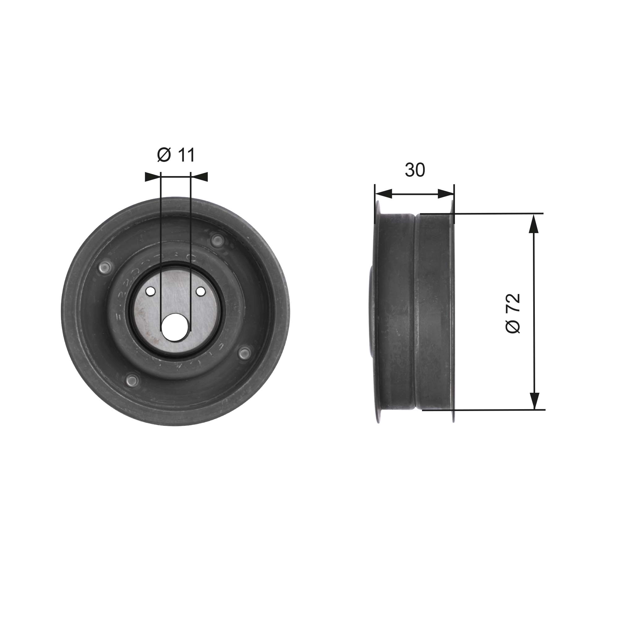 rola intinzator,curea distributie T41107 GATES