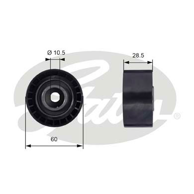 Rola ghidare/conducere, curea distributie T42036 GATES