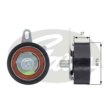 Rola intinzator,curea distributie T43036 GATES