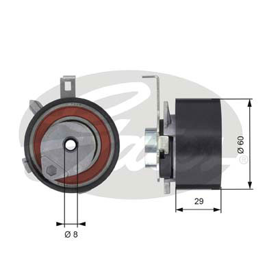 Rola intinzator,curea distributie T43115 GATES